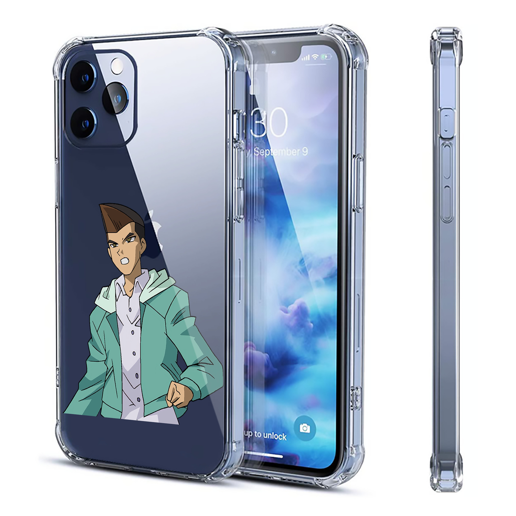 （画像用） 遊☆戯☆王 Yu-Gi-Oh! 【iPhone 12シリーズ対応】透明スマホケース（クリアソフトケース）